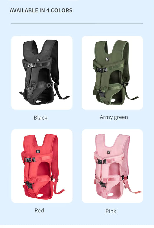Pet Dog Carrier Bag Breathable Backpack for Dogs Cats